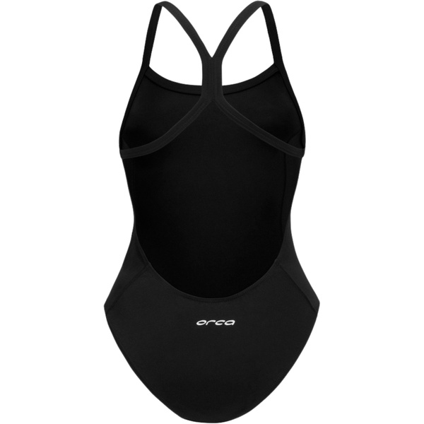 2026 Orca Womens Core One-Piece Thin Strap Swimsuit MS51TT35 - Black